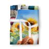 Brittany Spaniel in Sunflowers Apron Cooking Kitchen Server Baking Crafts Gardening for Adult Women Men, Unisex, Large, Multicolor