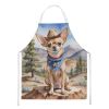 Chihuahua Cowboy Welcome Apron Cooking Kitchen Server Baking Crafts Gardening for Adult Women Men, Unisex, Large, Multicolor