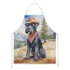 Giant Schnauzer Cowboy Welcome Apron Cooking Kitchen Server Baking Crafts Gardening for Adult Women Men, Unisex, Large, Multicolor