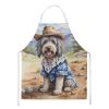 Bergamasco Sheepdog Cowboy Welcome Apron Cooking Kitchen Server Baking Crafts Gardening for Adult Women Men, Unisex, Large, Multicolor