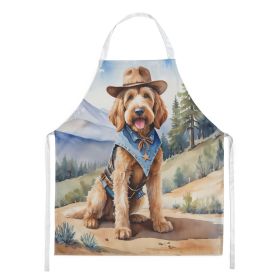 Otterhound Cowboy Welcome Apron Cooking Kitchen Server Baking Crafts Gardening for Adult Women Men, Unisex, Large, Multicolor