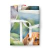 American Foxhound Spring Garden Apron Cooking Kitchen Server Baking Crafts Gardening for Adult Women Men, Unisex, Large, Multicolor