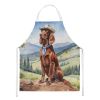Irish Setter Cowboy Welcome Apron Cooking Kitchen Server Baking Crafts Gardening for Adult Women Men, Unisex, Large, Multicolor