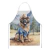 Leonberger Cowboy Welcome Apron Cooking Kitchen Server Baking Crafts Gardening for Adult Women Men, Unisex, Large, Multicolor