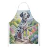 Dalmatian Spring Path Apron Cooking Kitchen Server Baking Crafts Gardening for Adult Women Men, Unisex, Large, Multicolor