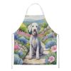 Bedlington Terrier Spring Garden Apron Cooking Kitchen Server Baking Crafts Gardening for Adult Women Men, Unisex, Large, Multicolor