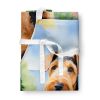 Airedale Terrier Spring Garden Apron Cooking Kitchen Server Baking Crafts Gardening for Adult Women Men, Unisex, Large, Multicolor