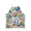 Clumber Spaniel Spring Path Apron Cooking Kitchen Server Baking Crafts Gardening for Adult Women Men, Unisex, Large, Multicolor