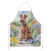 Irish Terrier Spring Path Apron Cooking Kitchen Server Baking Crafts Gardening for Adult Women Men, Unisex, Large, Multicolor