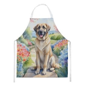 Anatolian Shepherd Spring Garden Apron Cooking Kitchen Server Baking Crafts Gardening for Adult Women Men, Unisex, Large, Multicolor