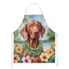 Vizsla Luau Apron Cooking Kitchen Server Baking Crafts Gardening for Adult Women Men, Unisex, Large, Multicolor