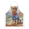 Australian Terrier Cowboy Welcome Apron Cooking Kitchen Server Baking Crafts Gardening for Adult Women Men, Unisex, Large, Multicolor