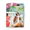 Silky Terrier Luau Apron Cooking Kitchen Server Baking Crafts Gardening for Adult Women Men, Unisex, Large, Multicolor
