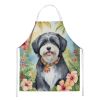 Havanese Luau Apron Cooking Kitchen Server Baking Crafts Gardening for Adult Women Men, Unisex, Large, Multicolor
