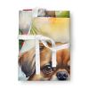 Tibetan Spaniel Luau Apron Cooking Kitchen Server Baking Crafts Gardening for Adult Women Men, Unisex, Large, Multicolor