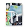 Black Pug Luau Apron Cooking Kitchen Server Baking Crafts Gardening for Adult Women Men, Unisex, Large, Multicolor