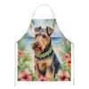 Welsh Terrier Luau Apron Cooking Kitchen Server Baking Crafts Gardening for Adult Women Men, Unisex, Large, Multicolor
