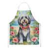 Tibetan Terrier Luau Apron Cooking Kitchen Server Baking Crafts Gardening for Adult Women Men, Unisex, Large, Multicolor