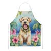 Wheaten Terrier Luau Apron Cooking Kitchen Server Baking Crafts Gardening for Adult Women Men, Unisex, Large, Multicolor
