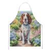 Welsh Springer Spaniel Spring Path Apron Cooking Kitchen Server Baking Crafts Gardening for Adult Women Men, Unisex, Large, Multicolor