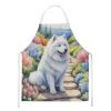 Samoyed Spring Path Apron Cooking Kitchen Server Baking Crafts Gardening for Adult Women Men, Unisex, Large, Multicolor