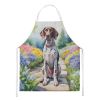 German Shorthaired Pointer Spring Path Apron Cooking Kitchen Server Baking Crafts Gardening for Adult Women Men, Unisex, Large, Multicolor