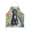 Portuguese Water Dog Spring Path Apron Cooking Kitchen Server Baking Crafts Gardening for Adult Women Men, Unisex, Large, Multicolor