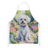 Maltese Spring Path Apron Cooking Kitchen Server Baking Crafts Gardening for Adult Women Men, Unisex, Large, Multicolor