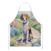 English Foxhound Spring Path Apron Cooking Kitchen Server Baking Crafts Gardening for Adult Women Men, Unisex, Large, Multicolor