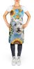 Westie in Sunflowers Apron Cooking Kitchen Server Baking Crafts Gardening for Adult Women Men, Unisex, Large, Multicolor