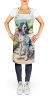 English Setter Spring Path Apron Cooking Kitchen Server Baking Crafts Gardening for Adult Women Men, Unisex, Large, Multicolor