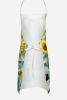 Giant Schnauzer in Sunflowers Apron Cooking Kitchen Server Baking Crafts Gardening for Adult Women Men, Unisex, Large, Multicolor