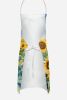 Belgian Sheepdog in Sunflowers Apron Cooking Kitchen Server Baking Crafts Gardening for Adult Women Men, Unisex, Large, Multicolor