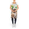Pekingese Spring Path Apron Cooking Kitchen Server Baking Crafts Gardening for Adult Women Men, Unisex, Large, Multicolor