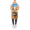 Lakeland Terrier in Sunflowers Apron Cooking Kitchen Server Baking Crafts Gardening for Adult Women Men, Unisex, Large, Multicolor