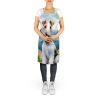 Fox Terrier Spring Path Apron Cooking Kitchen Server Baking Crafts Gardening for Adult Women Men, Unisex, Large, Multicolor