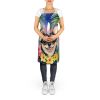 Chihuahua Luau Apron Cooking Kitchen Server Baking Crafts Gardening for Adult Women Men, Unisex, Large, Multicolor