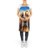 Bloodhound in Sunflowers Apron Cooking Kitchen Server Baking Crafts Gardening for Adult Women Men, Unisex, Large, Multicolor