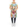 Shiba Inu Luau Apron Cooking Kitchen Server Baking Crafts Gardening for Adult Women Men, Unisex, Large, Multicolor