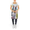 Rat Terrier Spring Path Apron Cooking Kitchen Server Baking Crafts Gardening for Adult Women Men, Unisex, Large, Multicolor