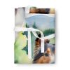 Sheltie Spring Path Apron Cooking Kitchen Server Baking Crafts Gardening for Adult Women Men, Unisex, Large, Multicolor