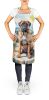 Bullmastiff Spring Path Apron Cooking Kitchen Server Baking Crafts Gardening for Adult Women Men, Unisex, Large, Multicolor