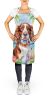 Welsh Springer Spaniel Luau Apron Cooking Kitchen Server Baking Crafts Gardening for Adult Women Men, Unisex, Large, Multicolor