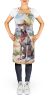 Weimaraner Cowboy Welcome Apron Cooking Kitchen Server Baking Crafts Gardening for Adult Women Men, Unisex, Large, Multicolor