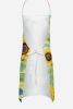 Pomeranian in Sunflowers Apron Cooking Kitchen Server Baking Crafts Gardening for Adult Women Men, Unisex, Large, Multicolor
