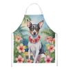 Rat Terrier Luau Apron Cooking Kitchen Server Baking Crafts Gardening for Adult Women Men, Unisex, Large, Multicolor