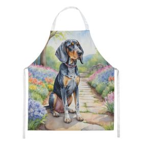 Bluetick Coonhound Spring Path Apron Cooking Kitchen Server Baking Crafts Gardening for Adult Women Men, Unisex, Large, Multicolor
