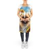 Pekingese in Sunflowers Apron Cooking Kitchen Server Baking Crafts Gardening for Adult Women Men, Unisex, Large, Multicolor