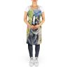 Norwegian Elkhound Spring Path Apron Cooking Kitchen Server Baking Crafts Gardening for Adult Women Men, Unisex, Large, Multicolor