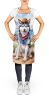 Siberian Husky Cowboy Welcome Apron Cooking Kitchen Server Baking Crafts Gardening for Adult Women Men, Unisex, Large, Multicolor